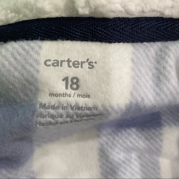 *NWT Carter’s Long Sleeve Hoodie Onesie size 18mnths - Picture 5 of 5